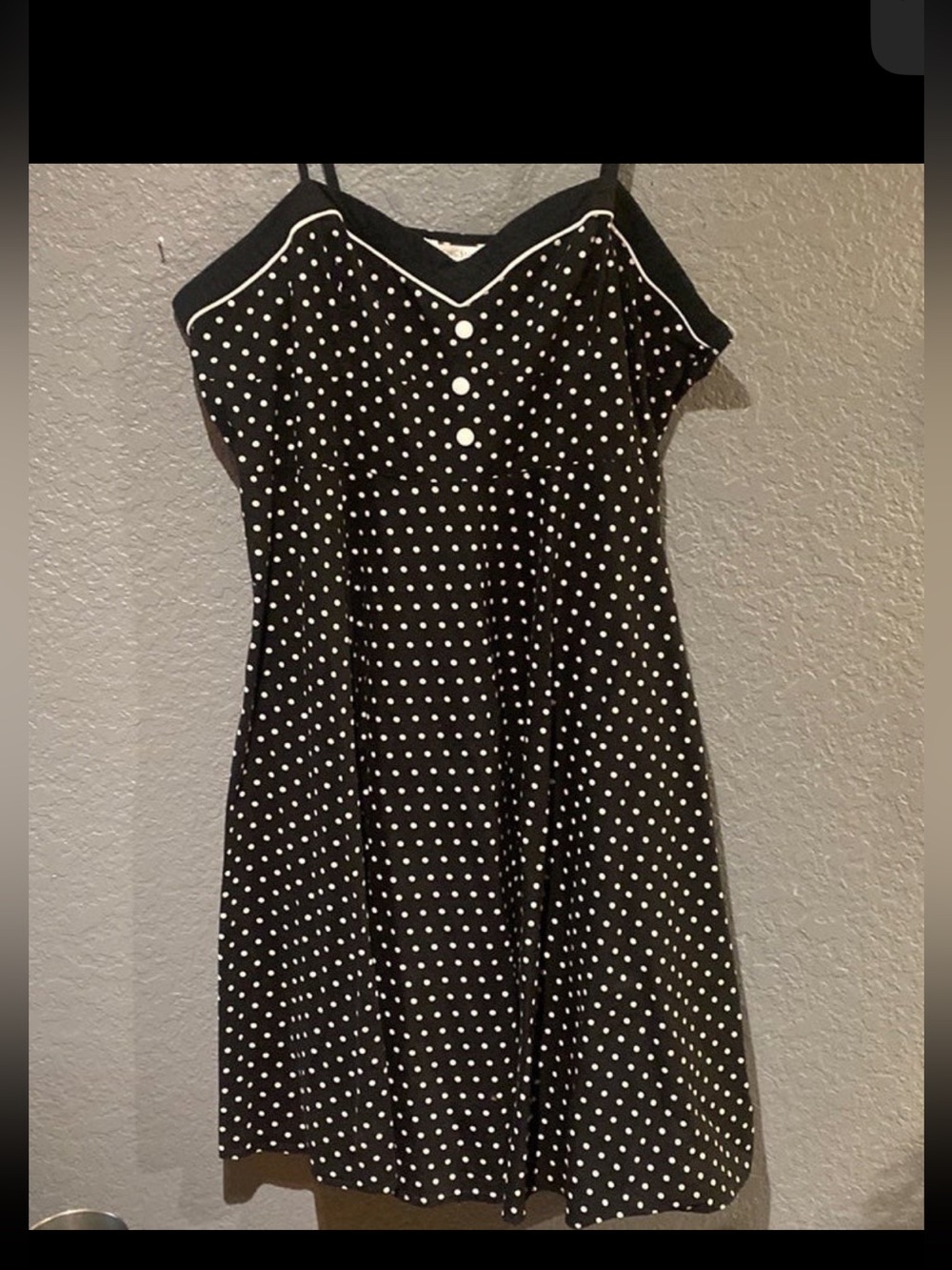 size 22 vintage 1950’s polka dot midi Dress